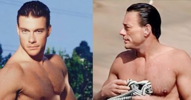 Jean-Claude Van Damme com'era e com'è e lo slip non manca mai!
