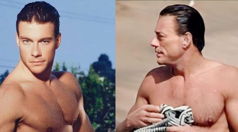 Jean-Claude Van Damme com'era e com'è e lo slip non manca mai!