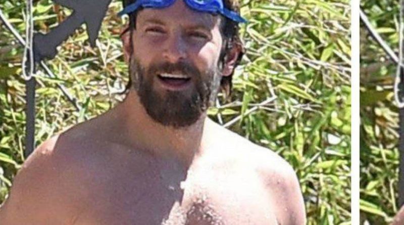 Bradley Cooper è stato visto in Costiera Amalfitana: costume nero e fisico da sballo