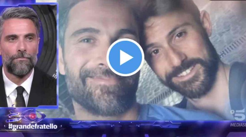 Alessandro il fidanzato di Luca Calvani invia un messaggio al suo amore e l'attore piange